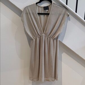 Jordan Taylor Taupe Textured Swim Coverup